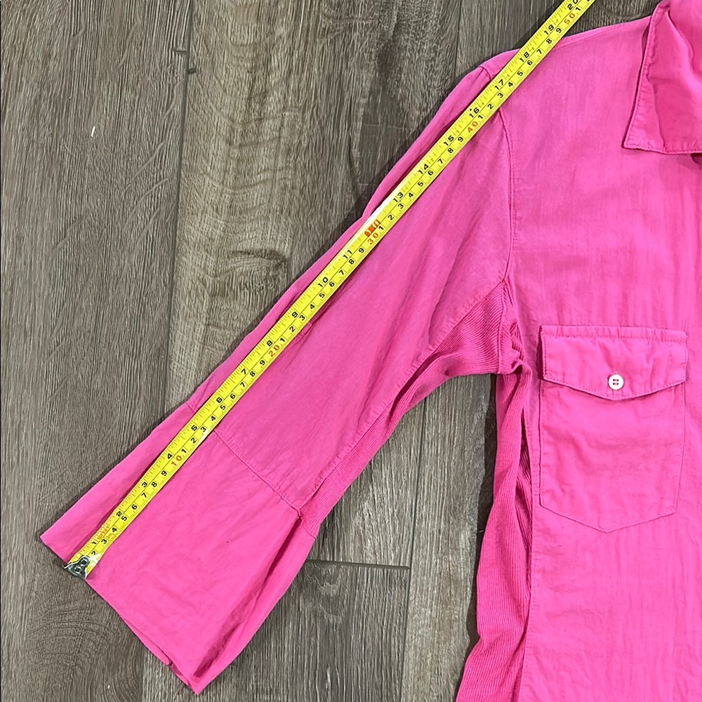 STANDARD JAMES PERSE women’s SUPIMA Cotton Slub Side Panel Shirt - Picture 9 of 10